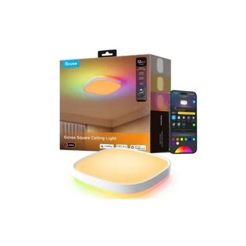 GOVEE12INCHRGBWWRGBICSQUARESMARTCEILINGLIGHT