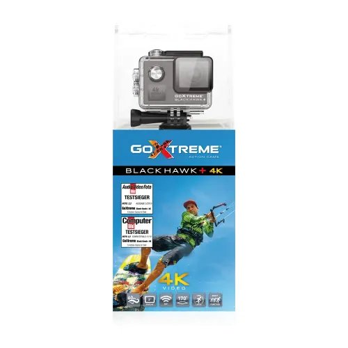 GOXTREME ACTION CAMERA BLACK HAWK 4K60fps with EIS