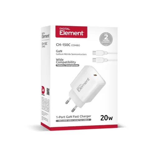 GaNPD20WElementCH-150C1oUSB-C65W1m