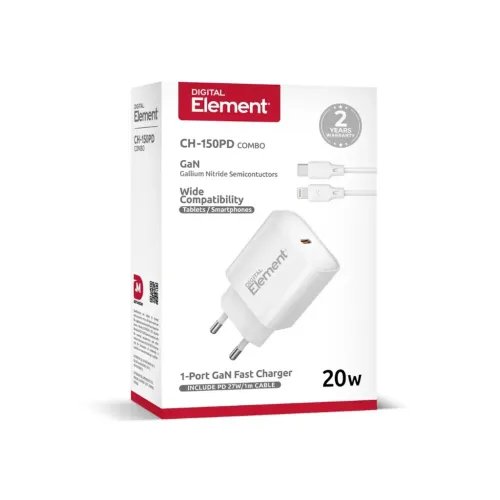 GaNPD20WElementCH-150PD1oLightningPD27W1m