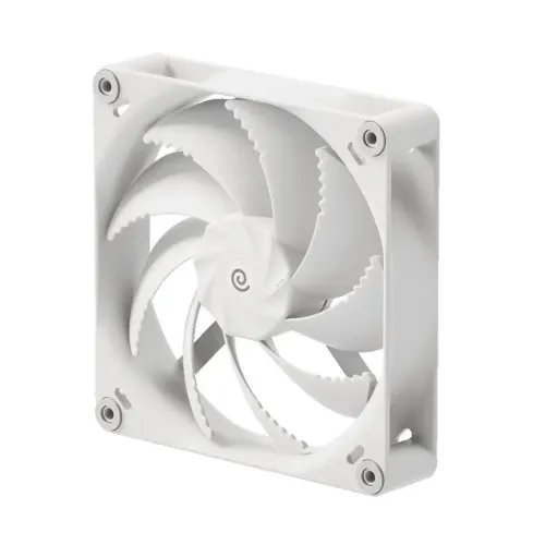 HAVNH12SinglePackWhite120mmA-RGBMetalCoreCaseFan