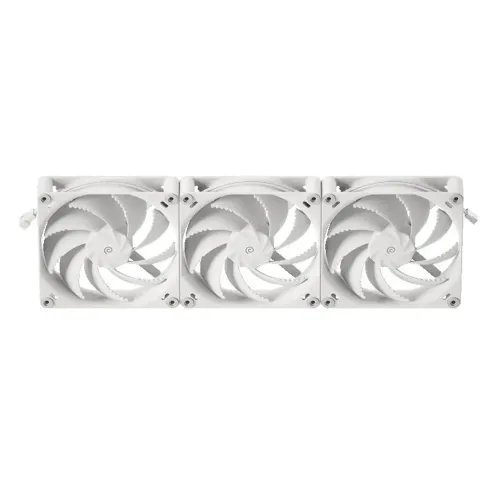 HAVNH12TriplePackWhite120mmA-RGBMetalCoreCaseFan