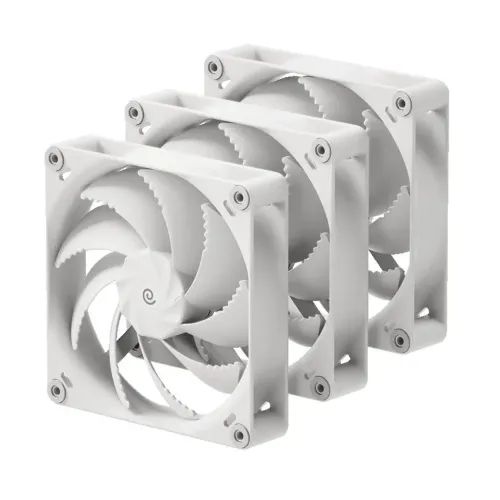 HAVNH14TriplePackWhite140mmA-RGBMetalCoreCaseFan