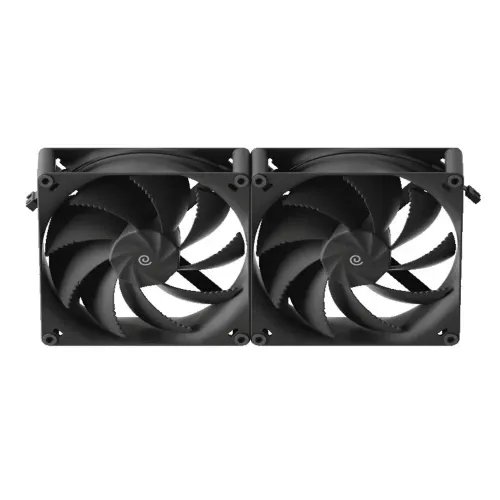 HAVNH18DualPackBlack180mmA-RGBMetalCoreCaseFan