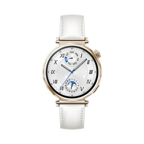 HuaweiWatchGT541mmWhiteLeatherStrap