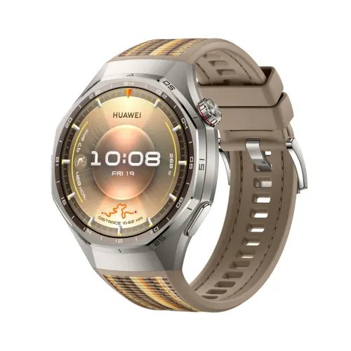 HuaweiWatchGT6Pro46mmBrownWovenStrap