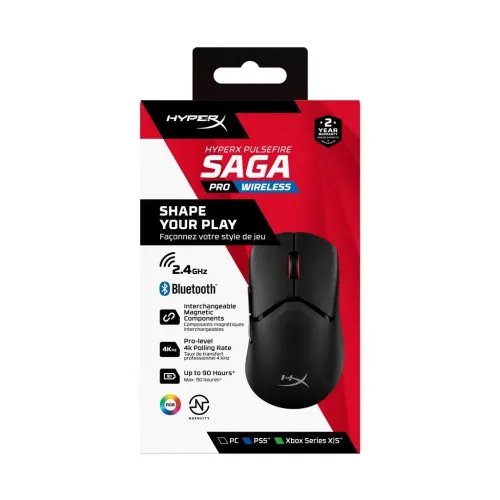 HyperXPulsefireSagaProWirelessGamingMouseBlack