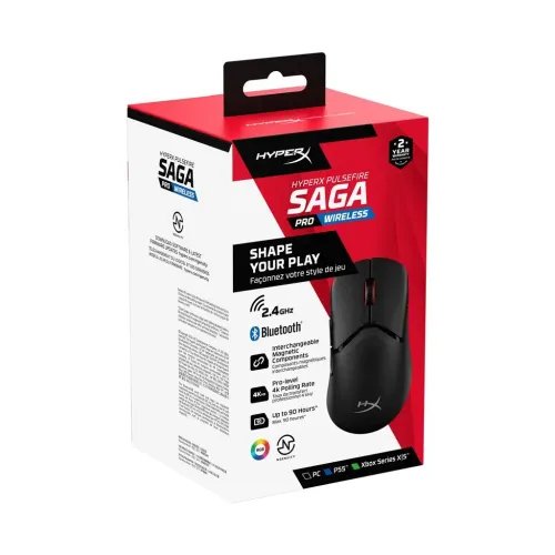 HyperXPulsefireSagaProWirelessGamingMouseBlack