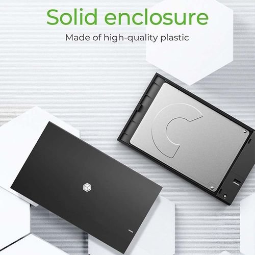 ICYBOXEXTERNALUSB3.22.5SATAENCLOSUREWITHCOMBI-CABLEBLACK