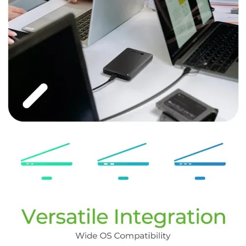 ICYBOXEXTERNALUSB-C3.2GEN2TOOLLESS2.5SATAENCLOSUREBLACK