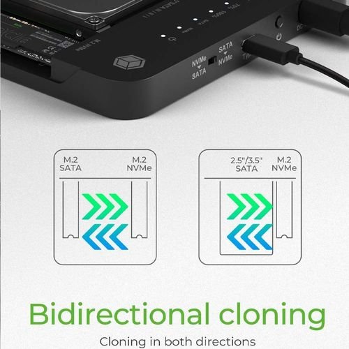 ICYBOXM.2NVMESATA2.53.5SSDHDDCLONEDOCKINGSTATION