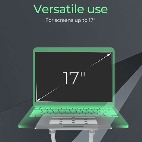 ICYBOXNON-SLIPHEIGHTADJUSTABLENOTEBOOKHOLDER17SILVER