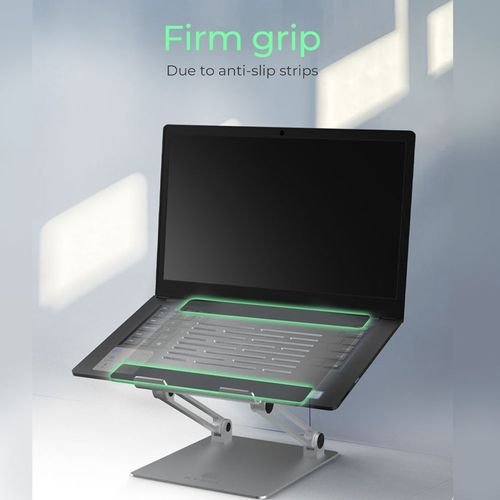 ICYBOXNON-SLIPHEIGHTADJUSTABLENOTEBOOKHOLDER17SILVER