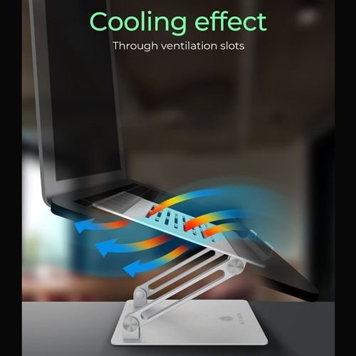 ICYBOXNON-SLIPHEIGHTADJUSTABLENOTEBOOKHOLDER17SILVER