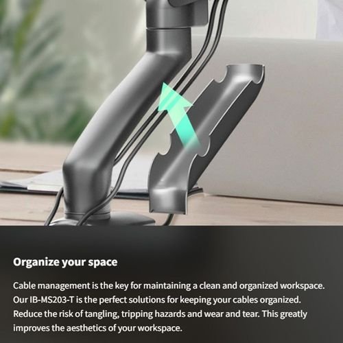 ICYBOXSINGLEMONITORSTANDFORMONITORSUPTO322-9KGVESAMAX100X100