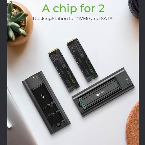 ICYBOXTYPE-CUSB3.2M.2NVMeSATADOCKINGTOOLESSBLACK