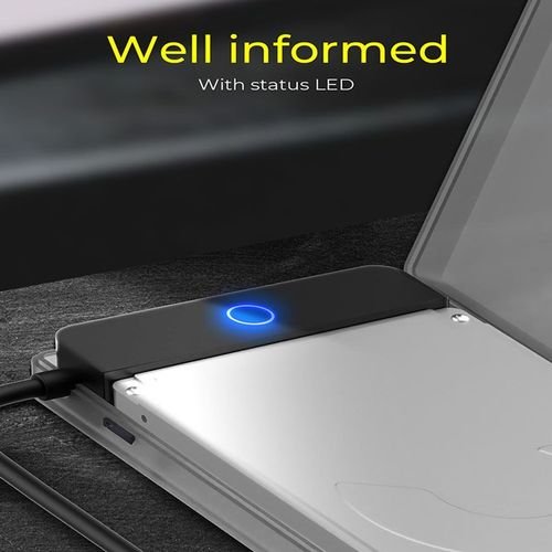 ICYBOXUSB3.2GEN1ADAPTERCABLEFOR2.5SATAHDDWITHPLASTICENCLOSURE
