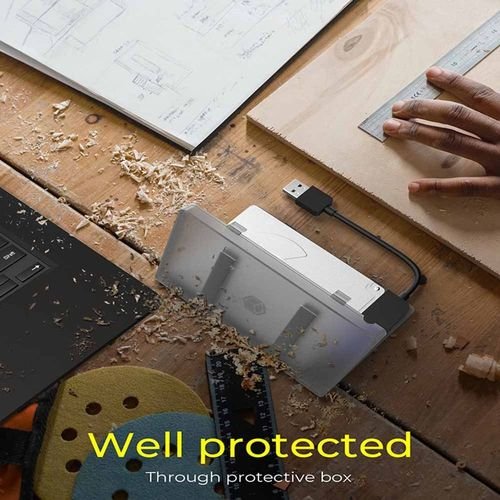 ICYBOXUSB3.2GEN1ADAPTERCABLEFOR2.5SATAHDDWITHPLASTICENCLOSURE