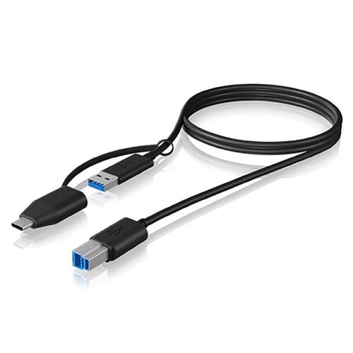 ICYBOXUSB3.2PLUG-BTOUSBTYPE-C1MBLACK