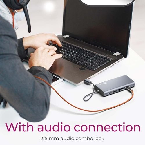 ICYBOX10IN1TYPE-CDOCKHUBHDMIBGACARDREADER3.5MMPD100W