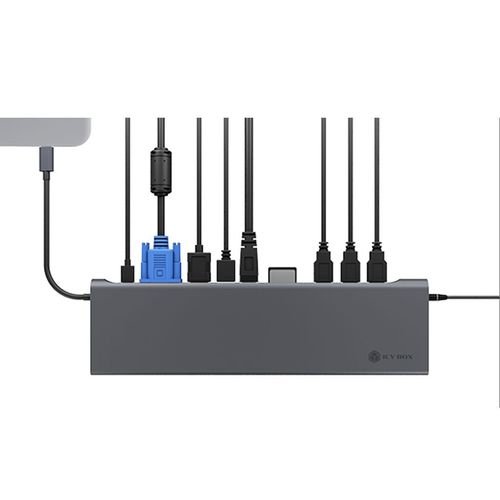 ICYBOX11IN1TYPE-CNOTEBOOKDOCKINGSTATIONWITHTRIPLEVIDEOOUTPUT