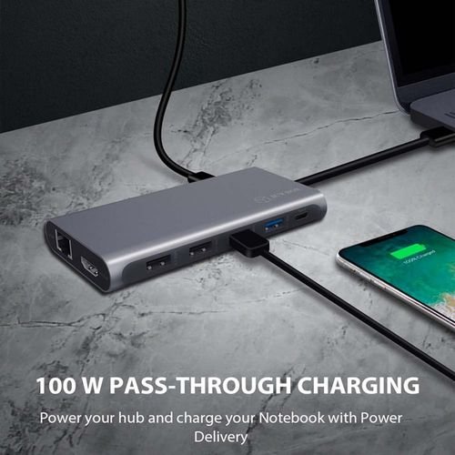 ICYBOX12IN1TYPE-CDOCKHUBHDMIDPCARDREADERLANPD100W