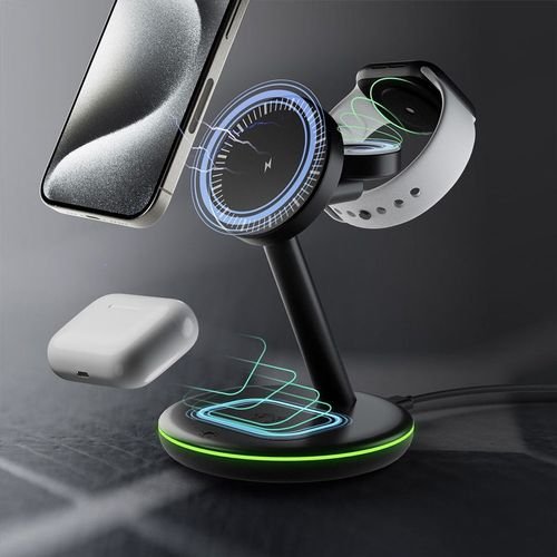 ICYBOX3IN1WIRELESSCHARGINGSTANDFORSMARTPHONESSMARTWATCHEARPHONESANTHRACITE