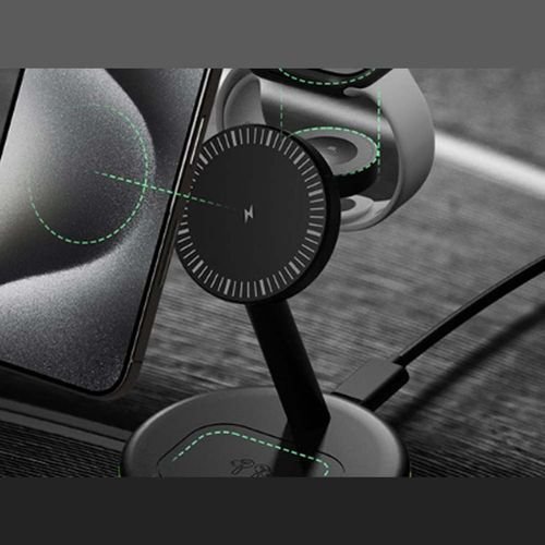 ICYBOX3IN1WIRELESSCHARGINGSTANDFORSMARTPHONESSMARTWATCHEARPHONESANTHRACITE