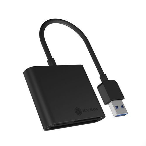 ICYBOX3-PORTMULTICARDUSB3.2CARDREADERBLACK