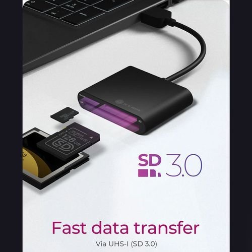 ICYBOX3-PORTMULTICARDUSB3.2CARDREADERBLACK