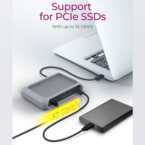 ICYBOX4-PORTTHUNDERBOLT4TYPE-C3.2HUB8KVIDEOOUTPUT