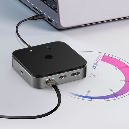ICYBOX7IN1USB4DOCKINGSTATIONWITHDUALVIDEOOUTPUT