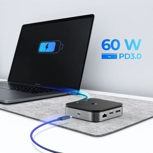ICYBOX7IN1USB4DOCKINGSTATIONWITHDUALVIDEOOUTPUT