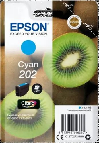 InkEpsonT02F24C13T02F24010Cyan-4.1ml