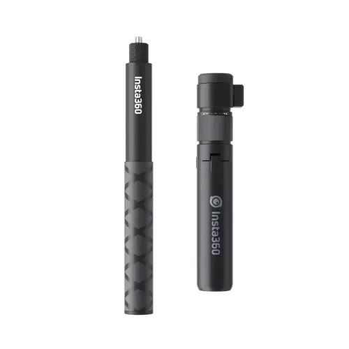 Insta360 Bullet Time Accessory Bundle for Series X Cameras includes Tripod and 114cm Selfie Stick