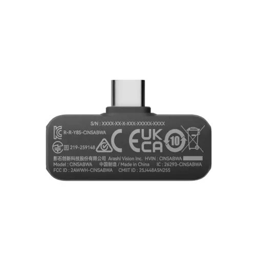 Insta360MicAir1Transmitter1Reciever-10HBattery300mwirelessrangebuilt-innoiseredu