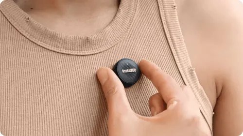 Insta360MicAirTransmitter-10HBattery300mwirelessrangebuilt-innoisereduction