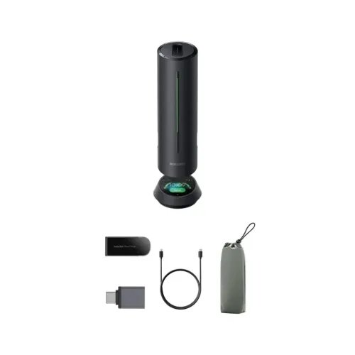 Insta360WaveGraphiteBlack-AISpeakerphoneforMeetingsRecordingsPodcastsLiveStreams