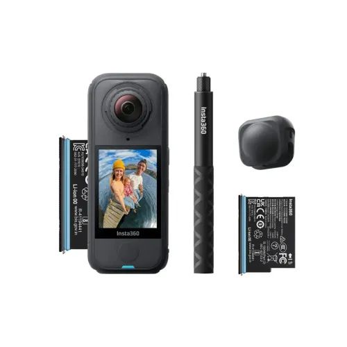 Insta360X4AirStarterBundle-Lightweight8K360AIActionCamSelfiestick2xbatterylenscap