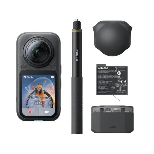 Insta360X6EssentialsBundle-8K1SensorsTripleAIChipOLEDDisplay360ActionCamera
