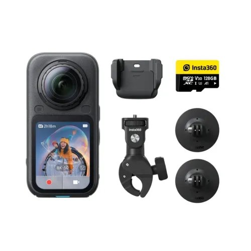Insta360X6MotorcycleBundle-8K1SensorsTripleAIChipOLEDDisplay360ActionCamera