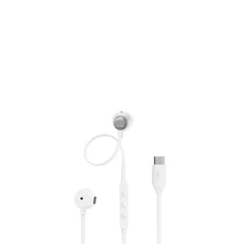JBLTune305CEar-BudsHeadphonesUSB-CHi-ResWhite-JBLT305CWHT