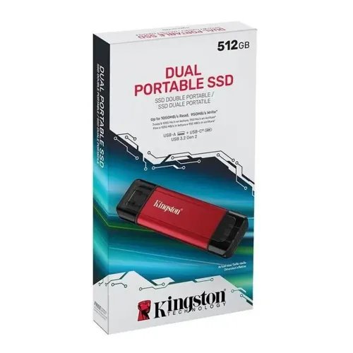 KINGSTONEXTERNALDUALPORTABLESSDSPSD512GBUSB-CA3.2Gen2512GB