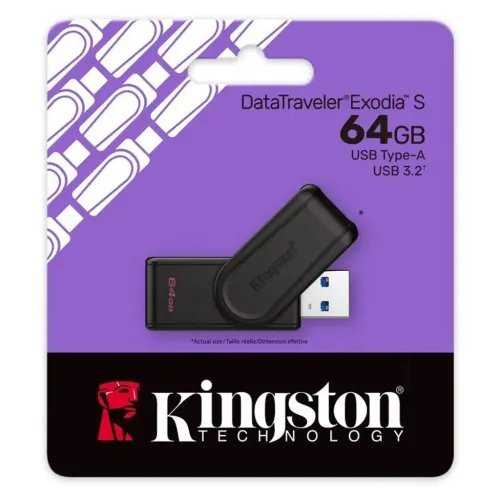 KINGSTONUSBStickDataTravelerExodiaSDTXS64GBUSB3.2Black