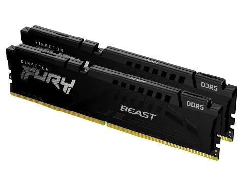 KINGSTON Memory KF560C30BBEK2-32 FURY Beast Black DDR5, 6000MT/s, 32GB KIT OF 2 EXPO