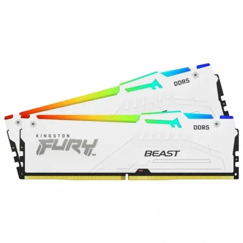 KINGSTONMemoryKF560C30BWEAK2-64FURYBeastWHITERGBDDR56000MTs64GBKITOF2