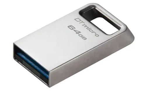 KINGSTON USB Stick Data Traveler Micro DTMC3G2/64GB, USB 3.2 Silver