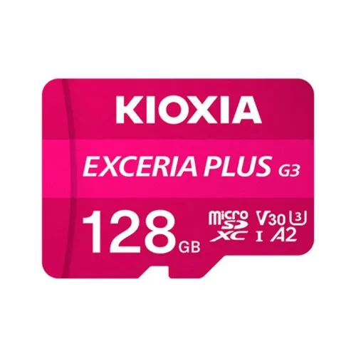 KIOXIAMICROSD4K128GBEXCERIAPLUSG3UHSIU3WITHADAPTER