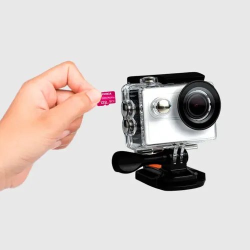 KIOXIA4KMICROSDGEN2128GBEXCERIAPLUSUHSIU3WITHADAPTER