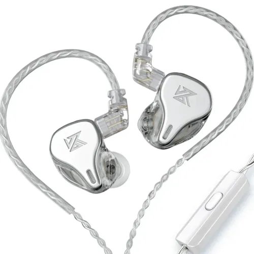 KZDQ6SilverWithMic-IEM35HBBTunedImprovedInEarMonitorEarphones3DDDynamic